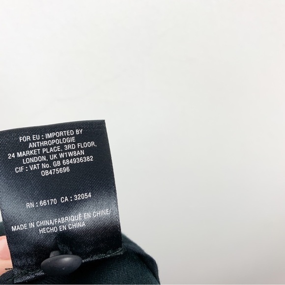 Maeve Anthropologie Black Crochet Pocketed Sheath Dress Sz XS - Picture 10 of 11